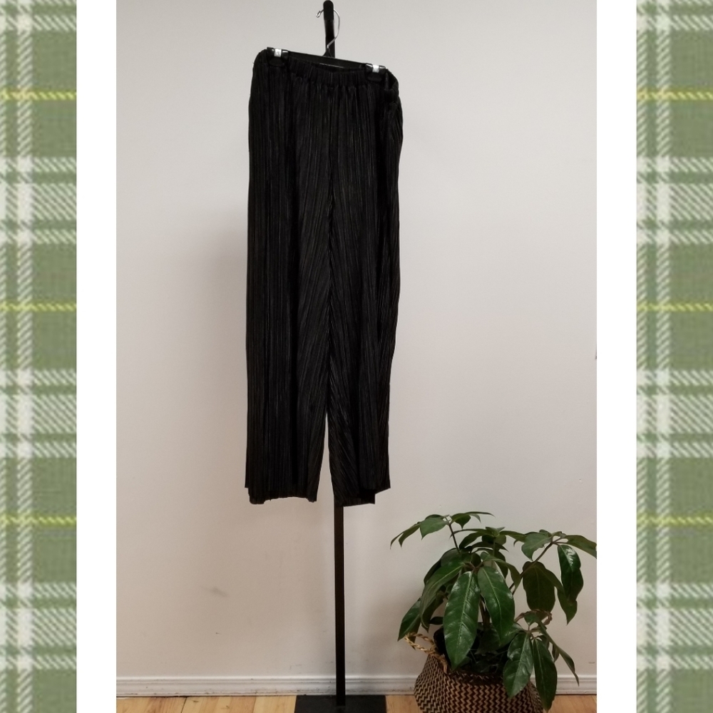 Accordion pleat pant